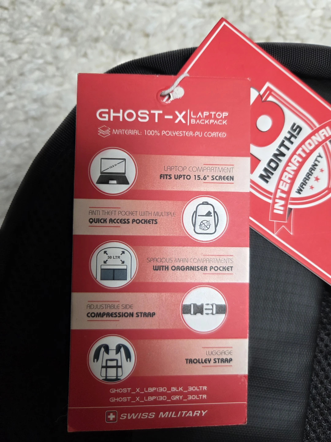 Swiss Military GHOST-X Laptop Backpack - photo 5