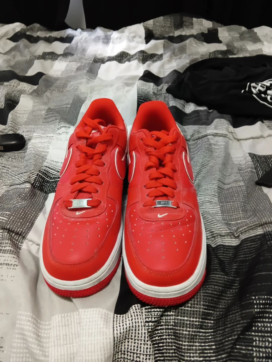 Nike Air Force 1 Men's Red Sneakers - photo 4