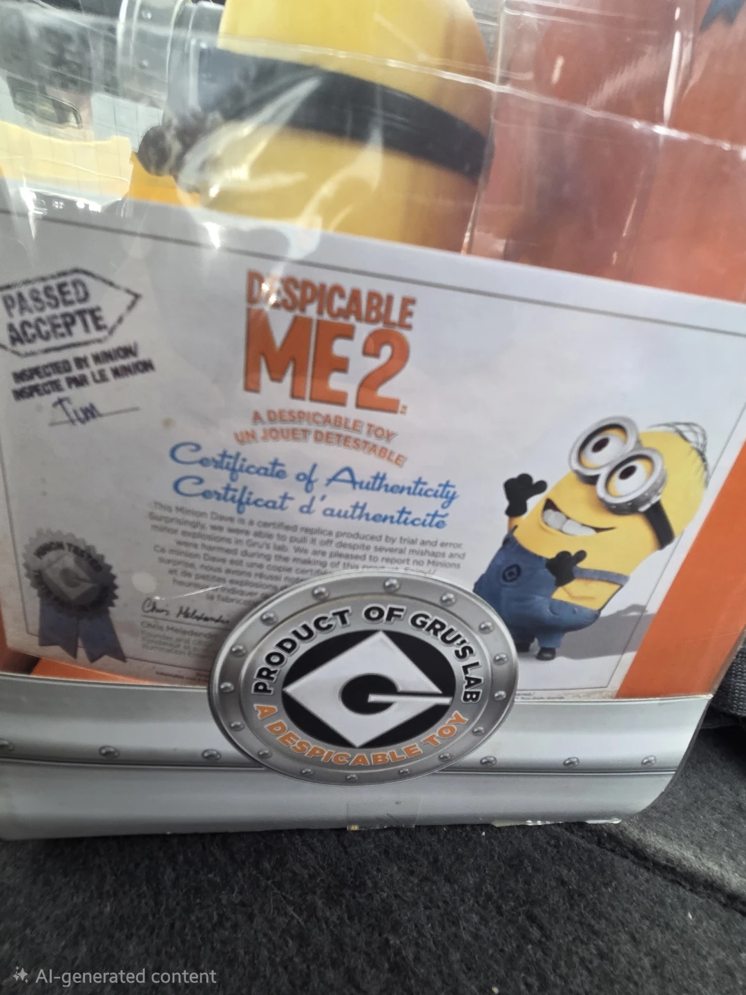 Rare Sealed Minion Dave (Toys "R" Us Exclusive) - photo 2