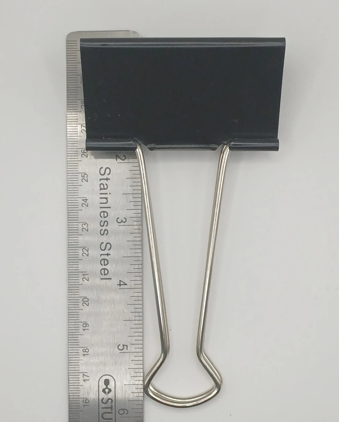 3" Binder Clips - Black, Set of 5 - photo 3