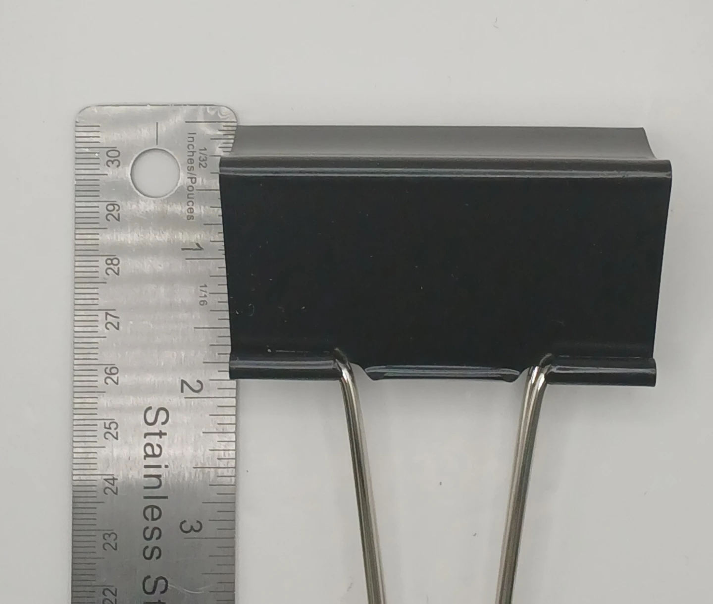 3" Binder Clips - Black, Set of 5 - photo 2