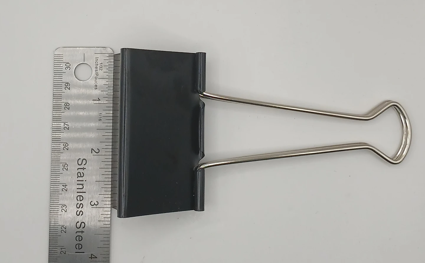 3" Binder Clips - Black, Set of 5