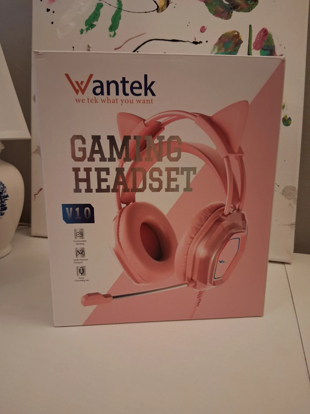 Wantek Gaming Headset V10 - Purple - $15