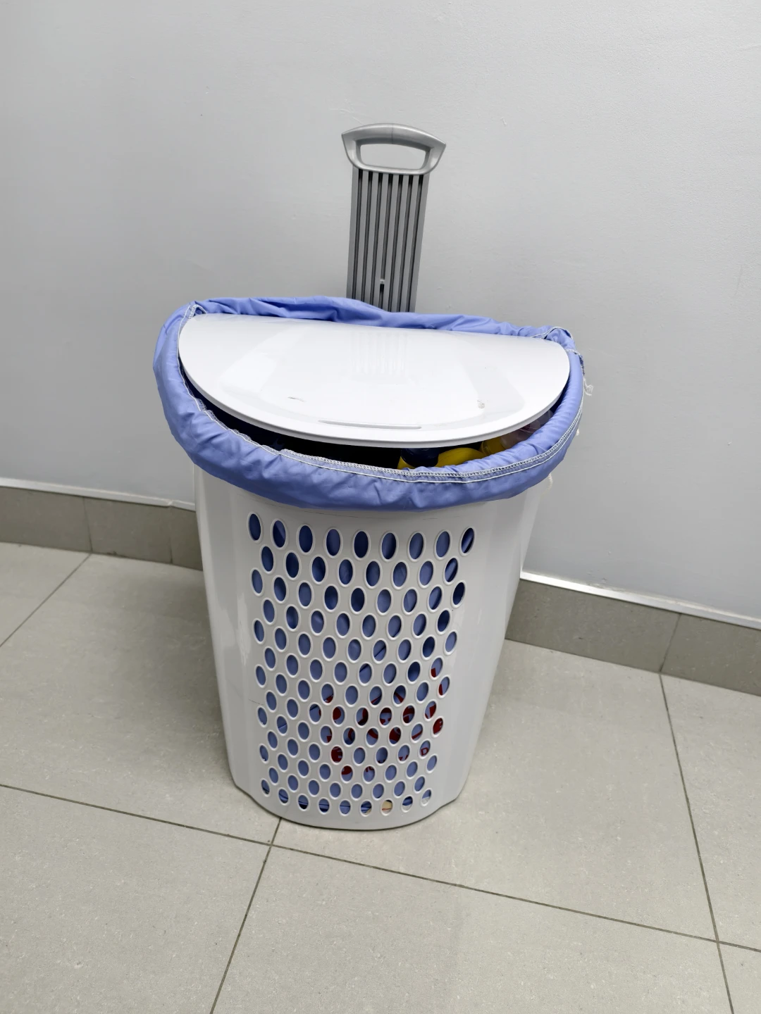 Wheeled Laundry basket with Lid