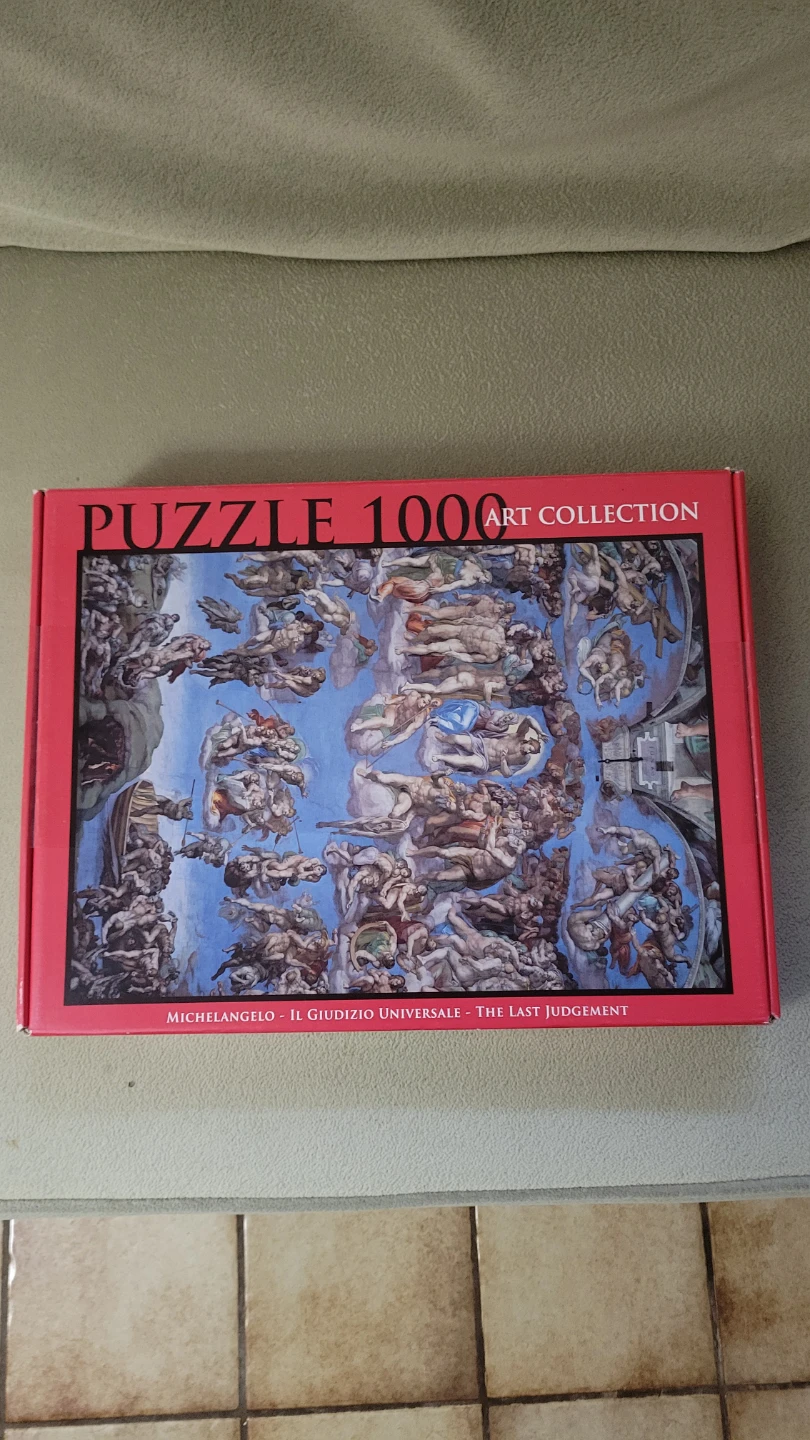 1000 Piece Puzzle - Michelangelo's The Last Judgement