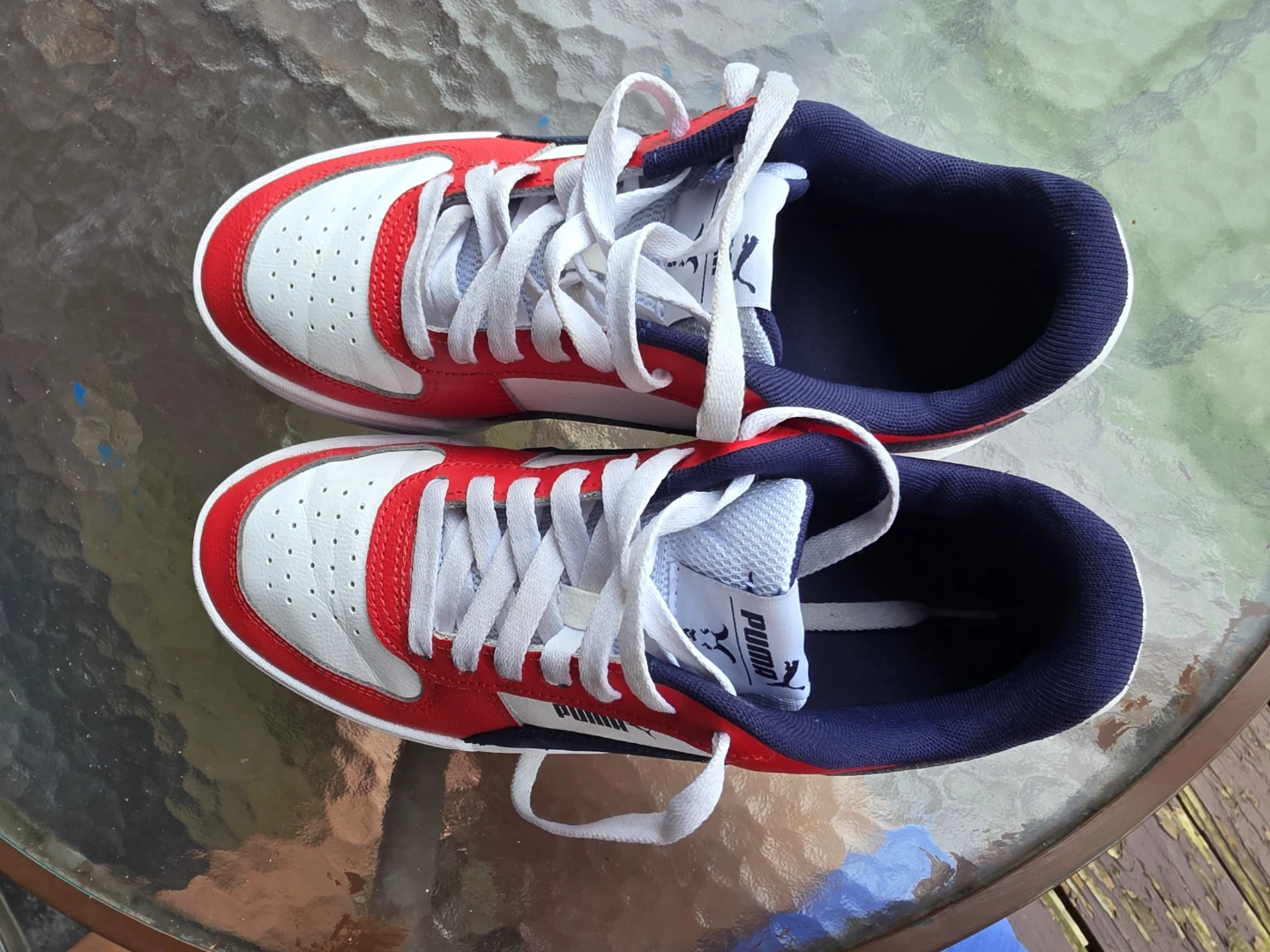 Puma Red White Blue Sneakers - photo 2