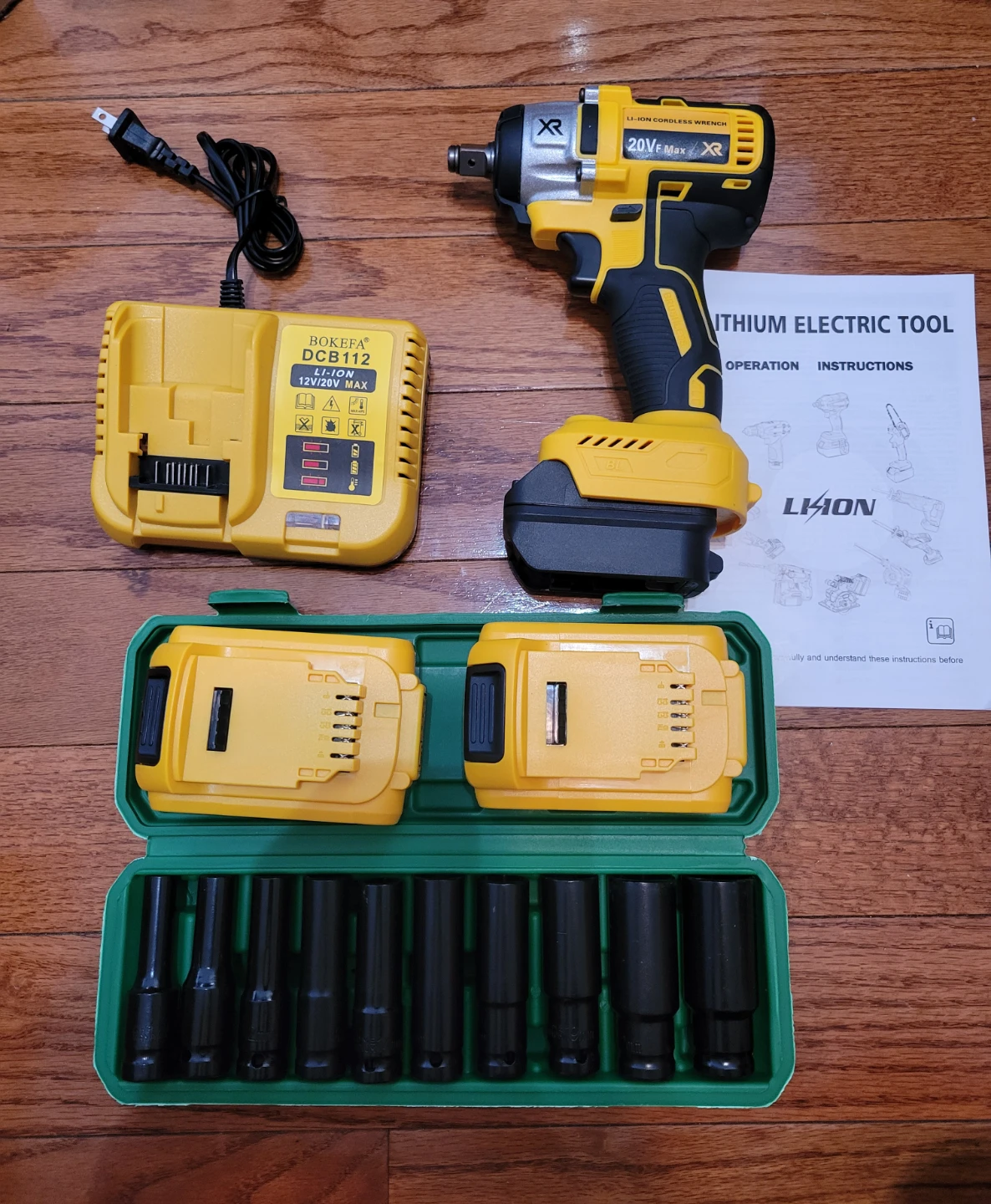 NEW Impact Wrench Kit + 10 Metric sockets