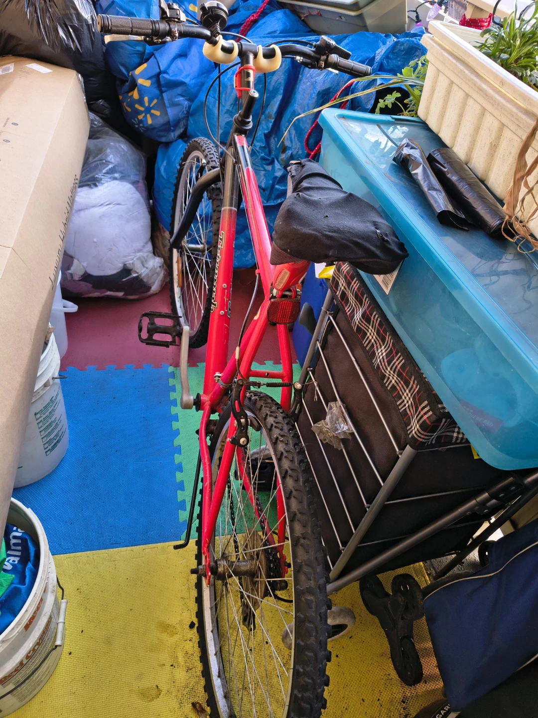 Red Triumph Challenger Bicycle