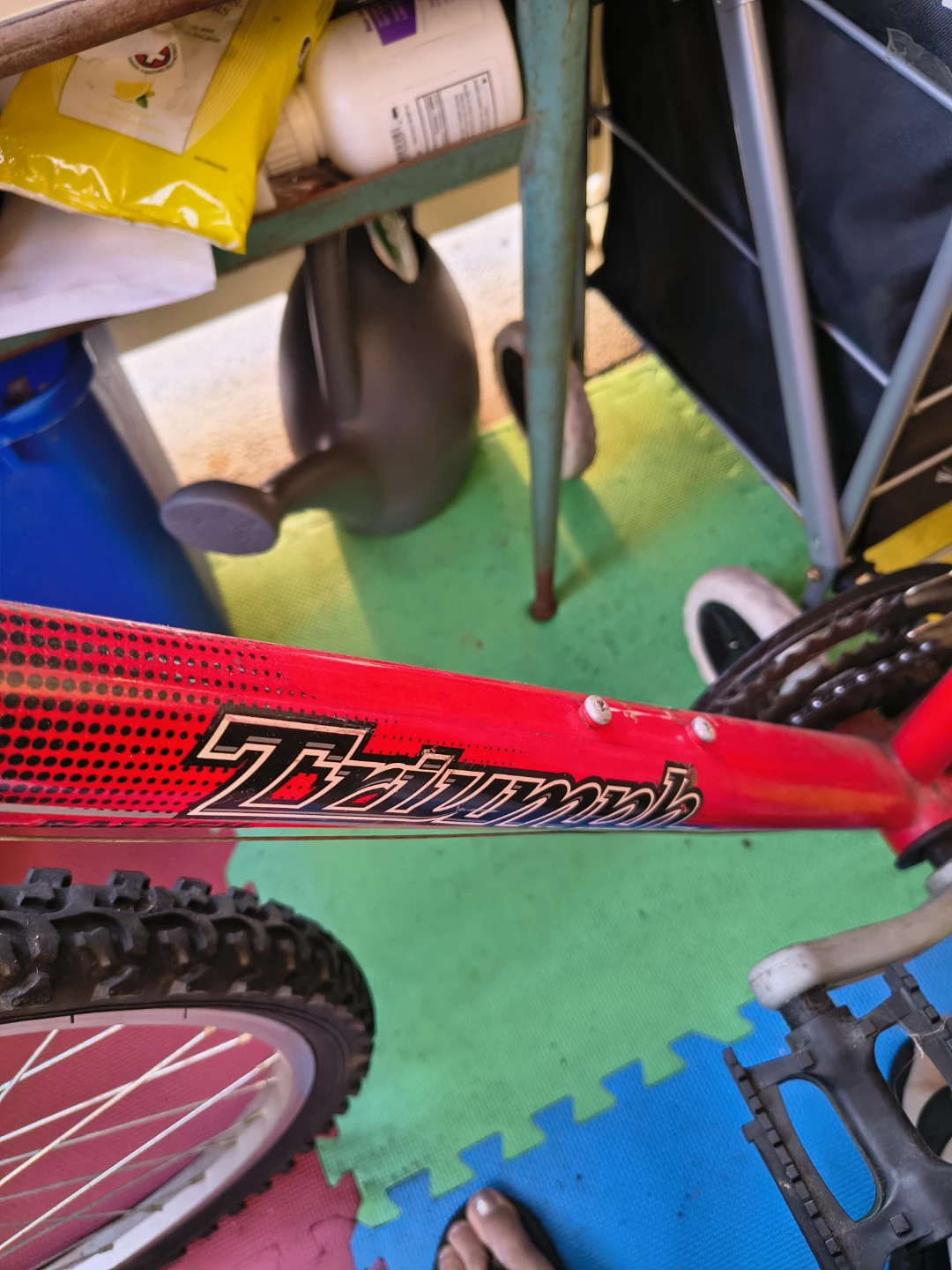 Red Triumph Challenger Bicycle - photo 3
