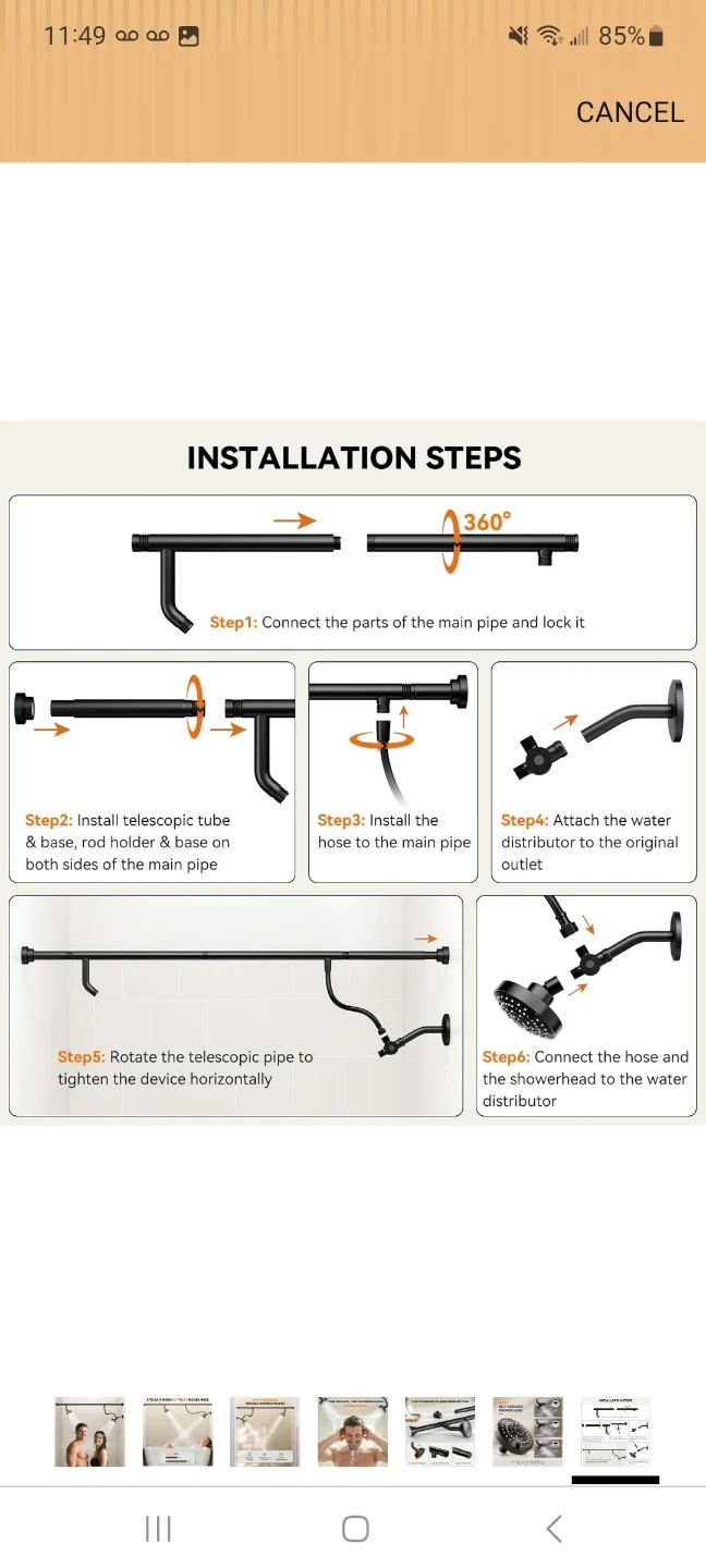 NTPN Dual Shower Head System for Couples - photo 5