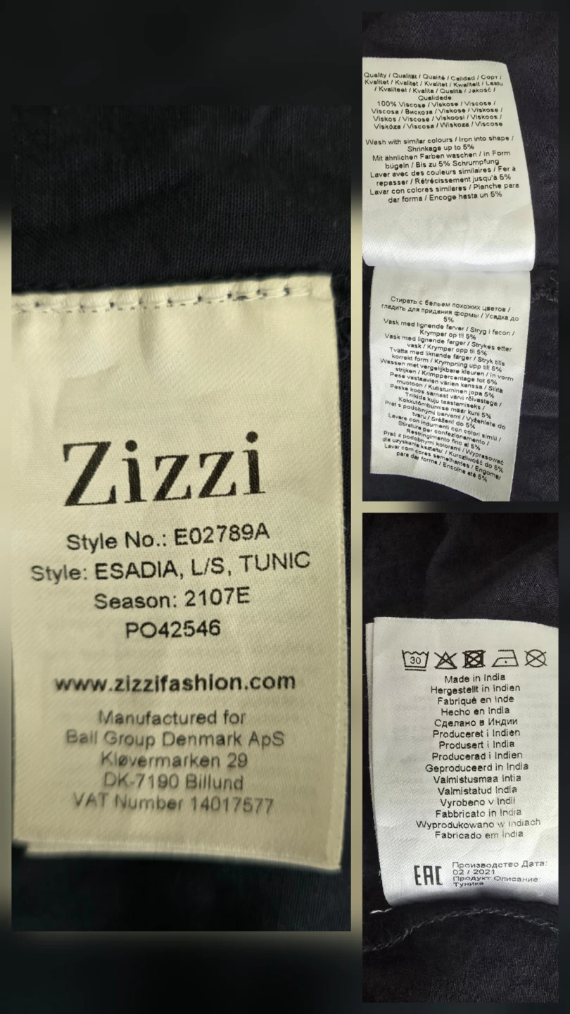 Zizzi Navy Blue Dress/Tunic Size M - photo 5