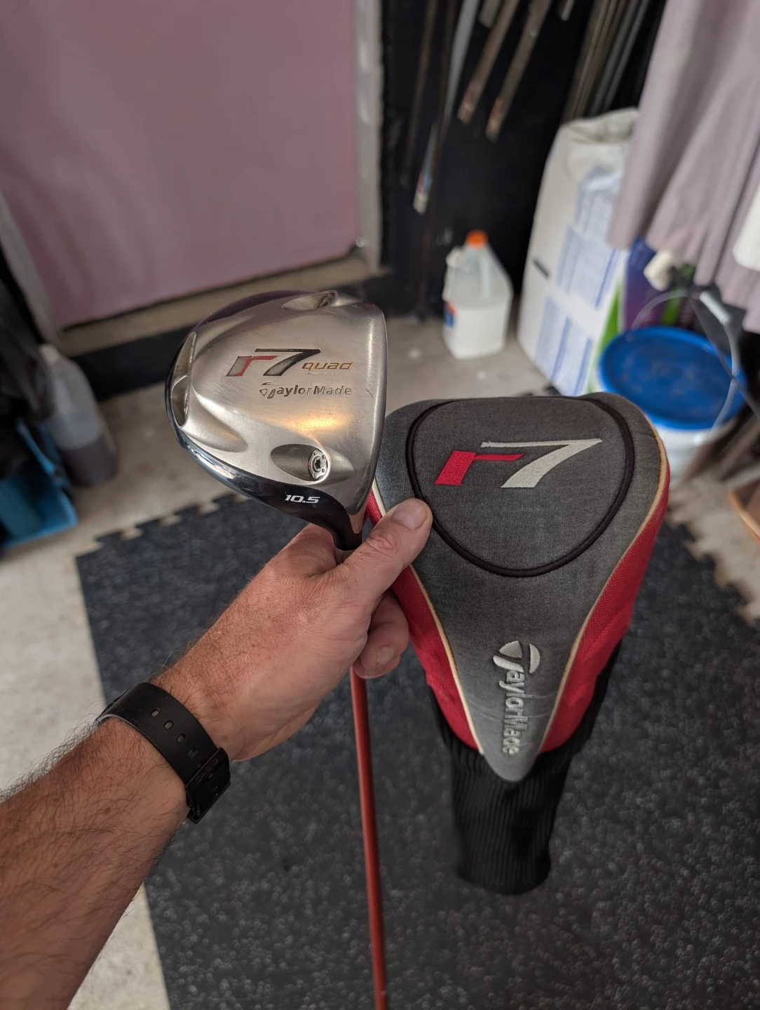 TaylorMade Golf R7 Quad Titanium Driver 10.5° - right handed