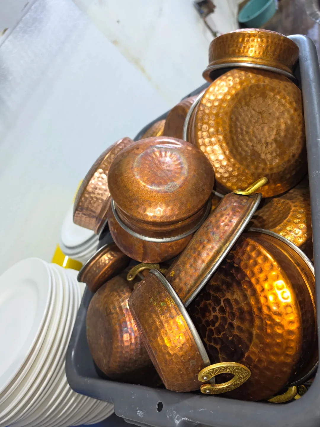 Copper Serving Bowls