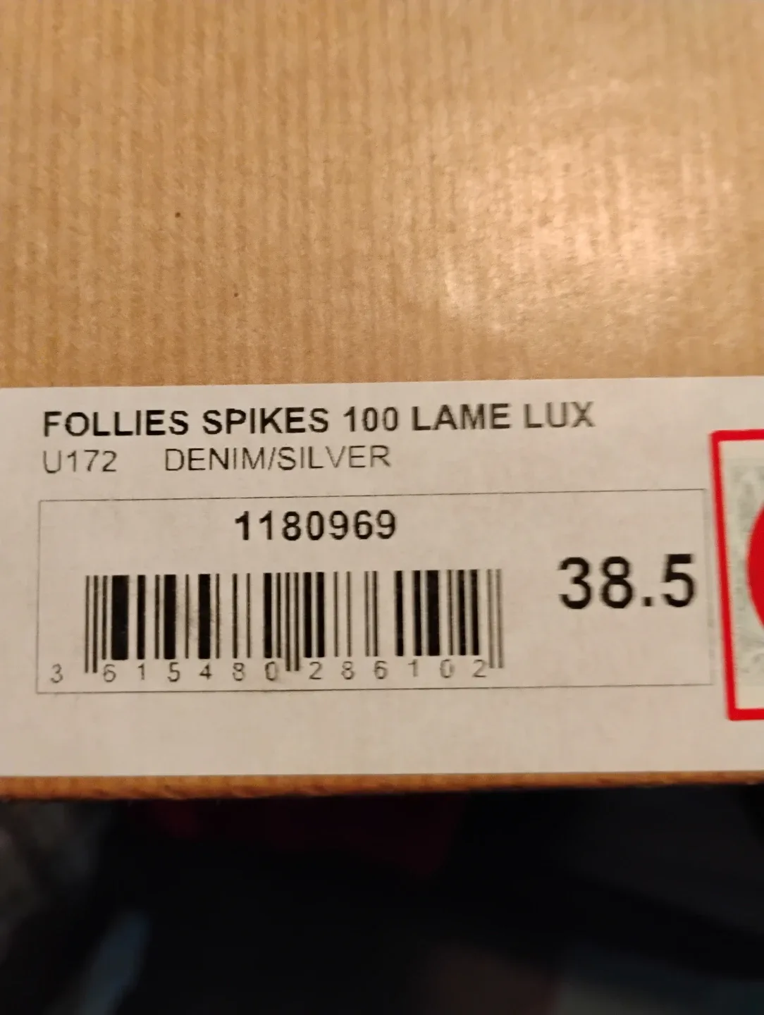 Christian Louboutin Follies Spikes 100 Lame Lux Heels Size 38.5 - photo 5