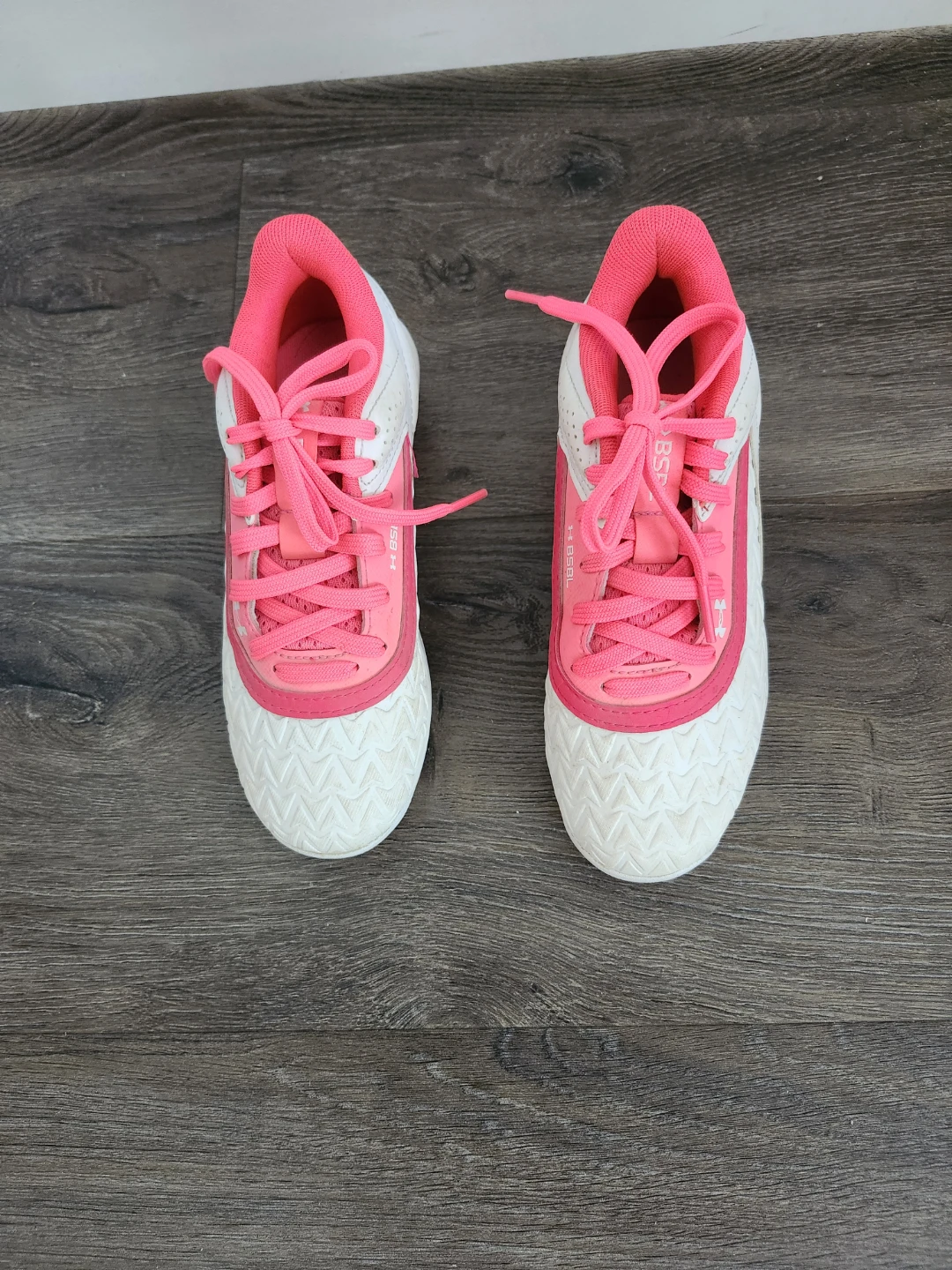 Under Armour White/Pink Cleats - photo 2