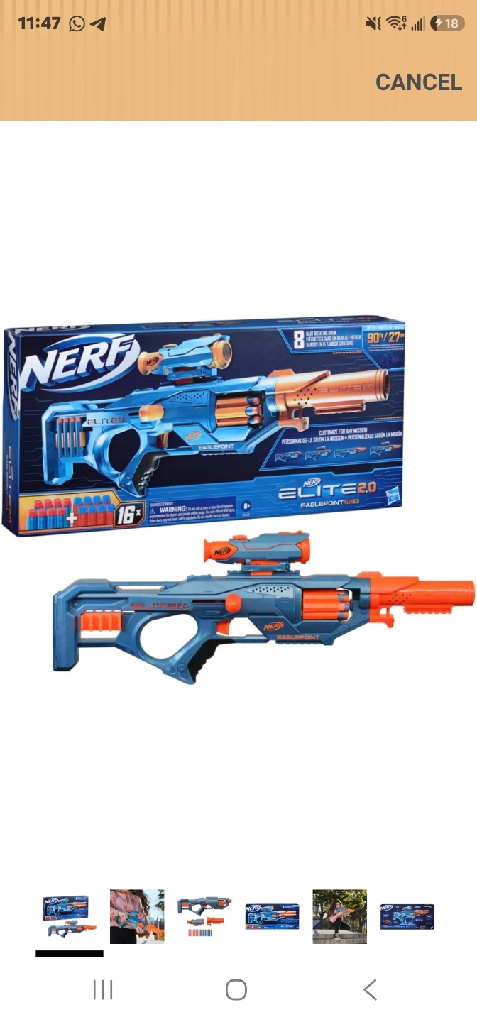 Nerf Elite 2.0 Eaglepoint RD-8 Blaster