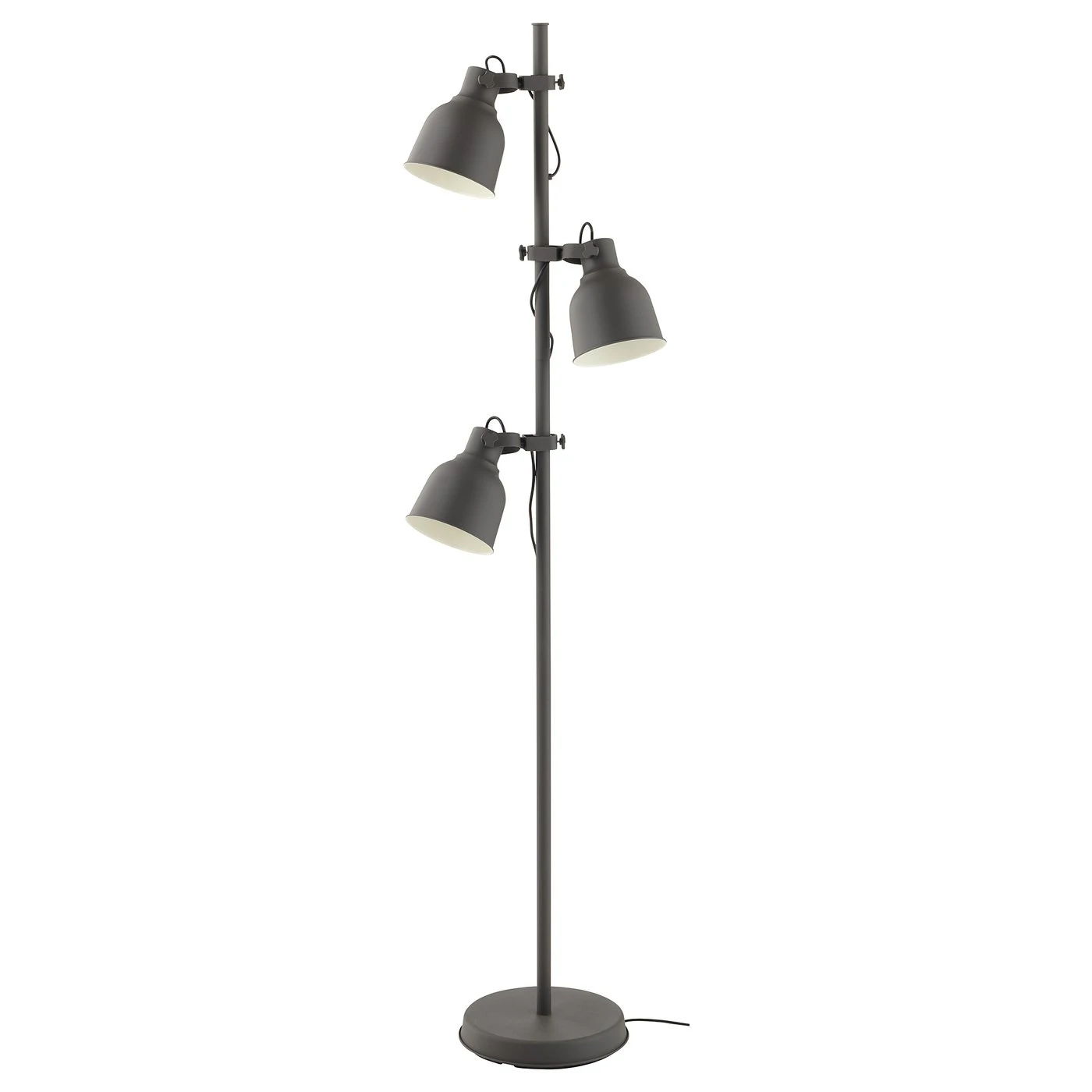 IKEA HEKTAR Floor lamp with 3-spotlights, bulbs included
