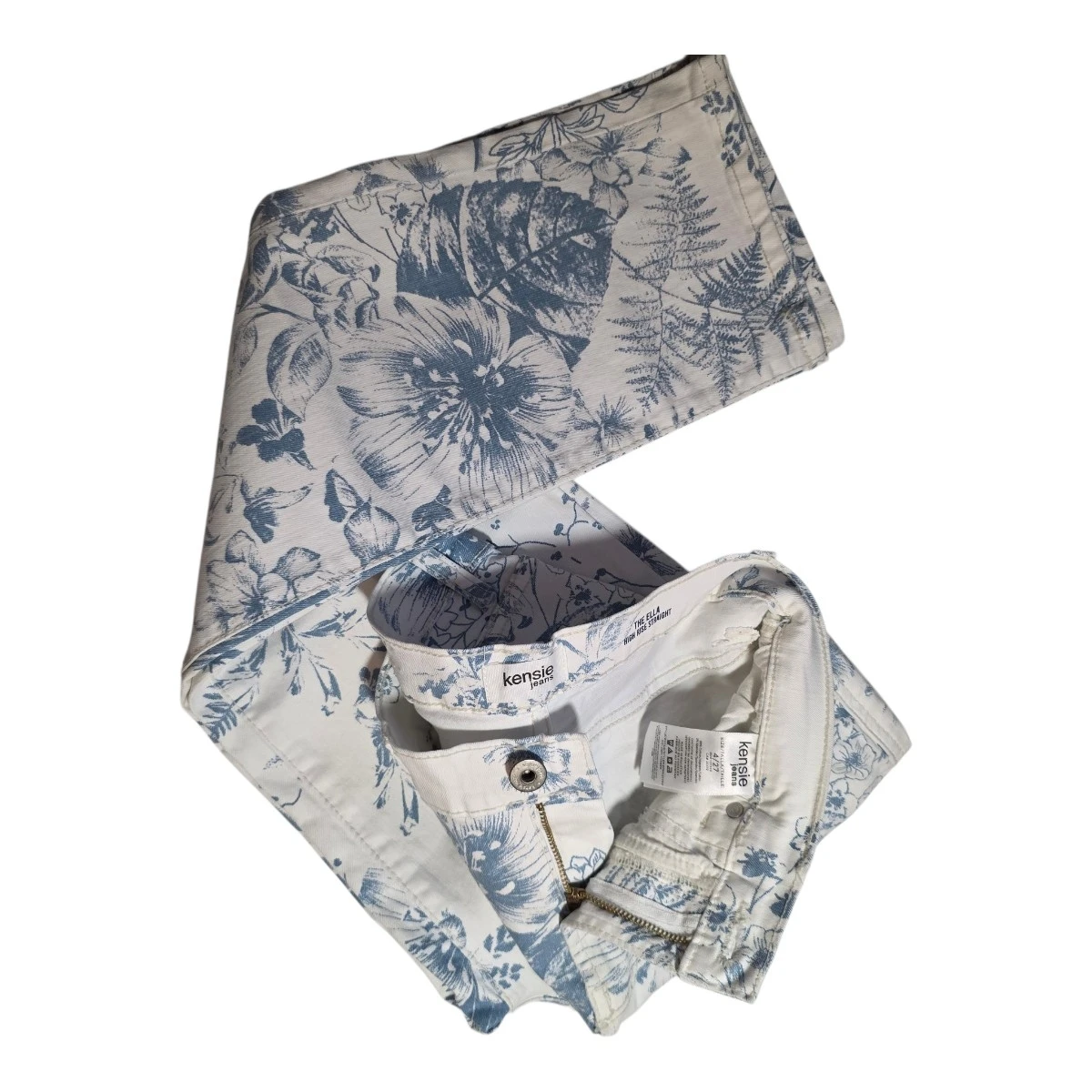 Kensie Floral Print Jeans Size 27 - photo 4