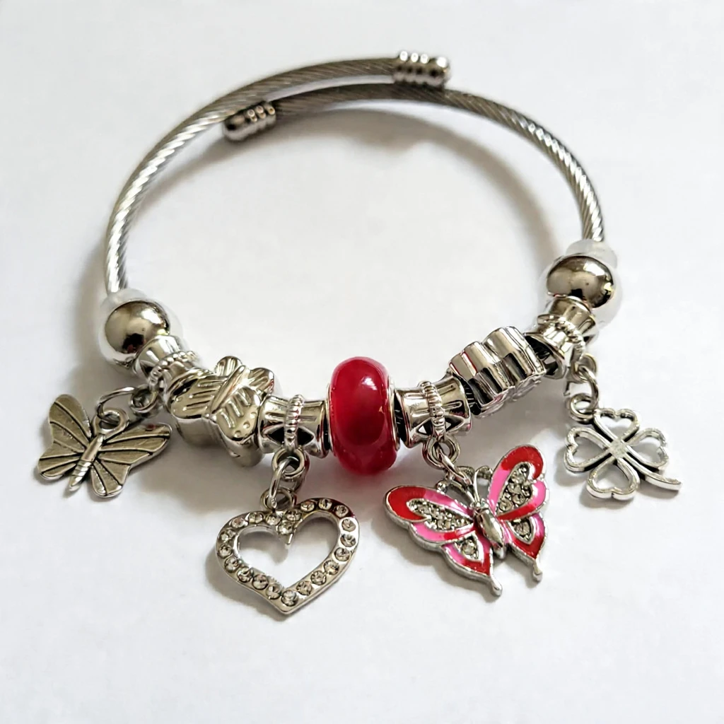 Butterfly Charm Bracelet