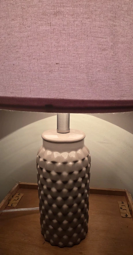 Textured Ceramic Table Lamp - photo 2