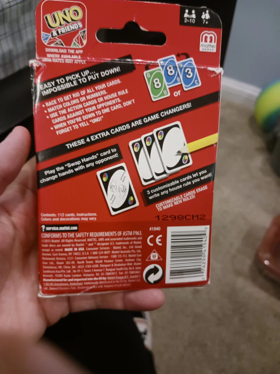 UNO Card Game - Now With Customizable Wild Cards! - photo 2