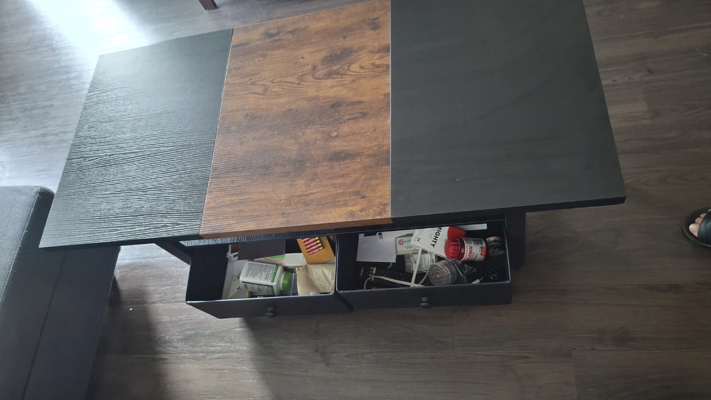 Lift Top Coffee Table with Storage - photo 5