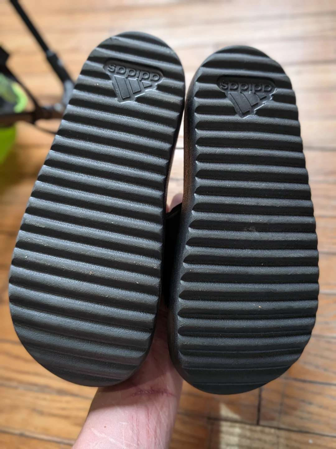Women's Size 6-Adidas Adilette Platform Slides - Core Black - photo 3