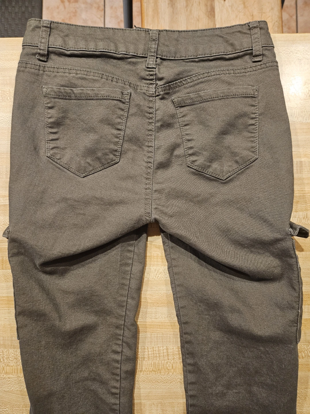 Wax Jean Military Green Cargo Pants Size 5/27 - photo 4