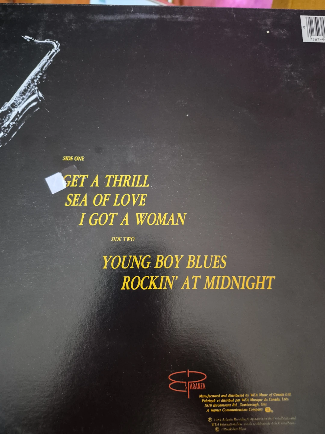 The Honeydrippers Volume One Vinyl Record - photo 2