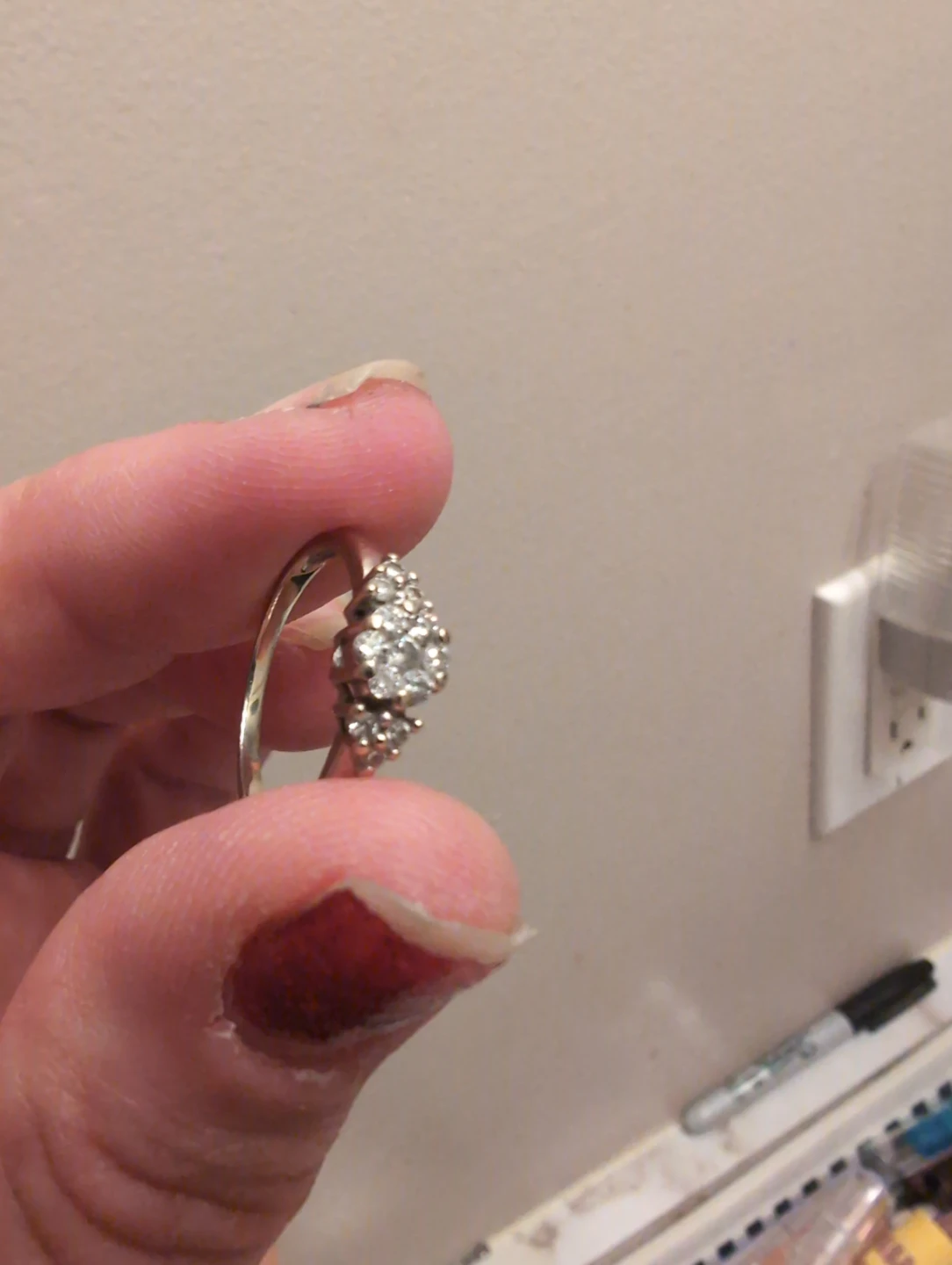 Diamond engagement ring - photo 4