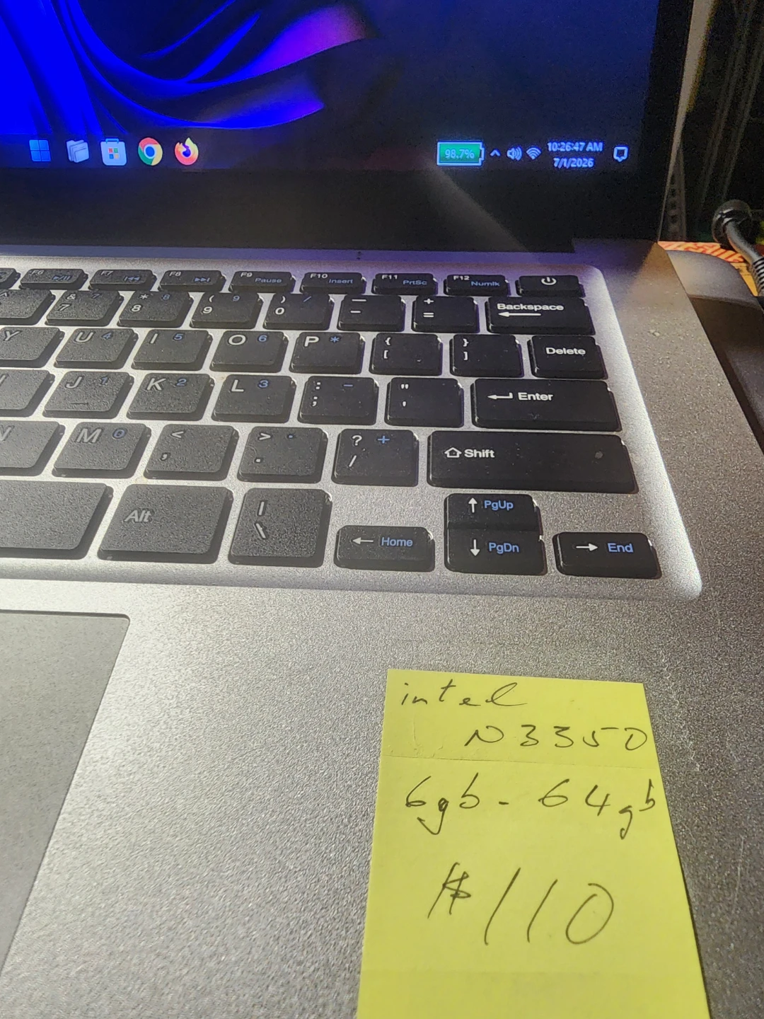 Intel N3350 Laptop - 6GB RAM, 64GB Storage - photo 2
