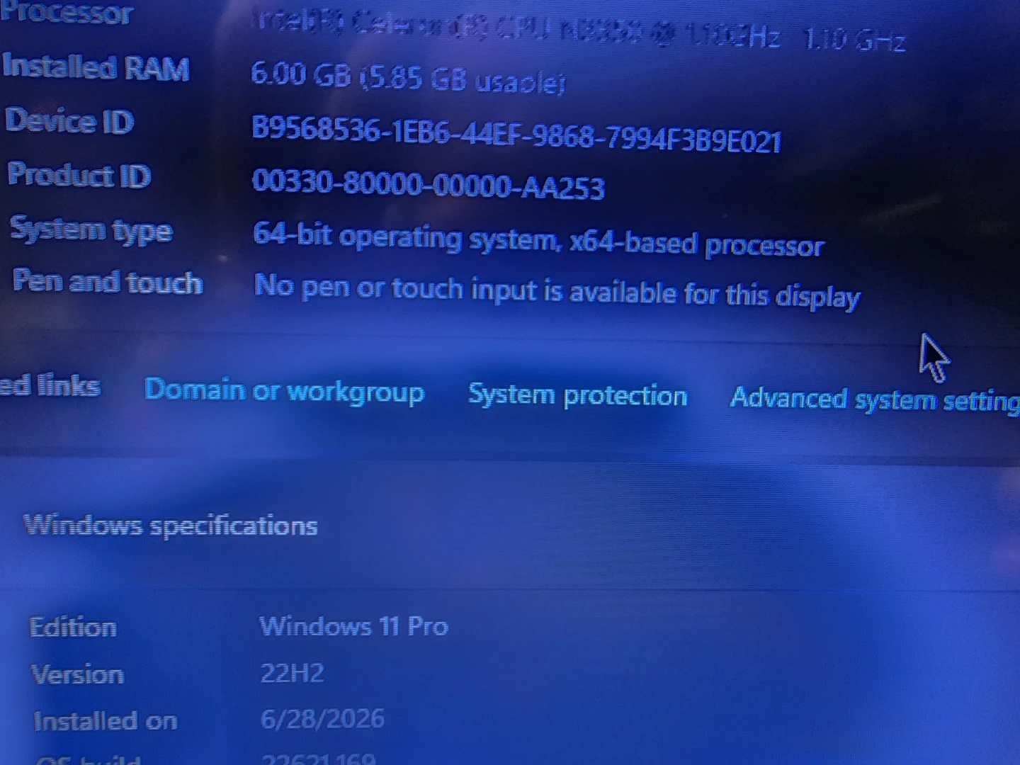 Intel N3350 Laptop - 6GB RAM, 64GB Storage - photo 4