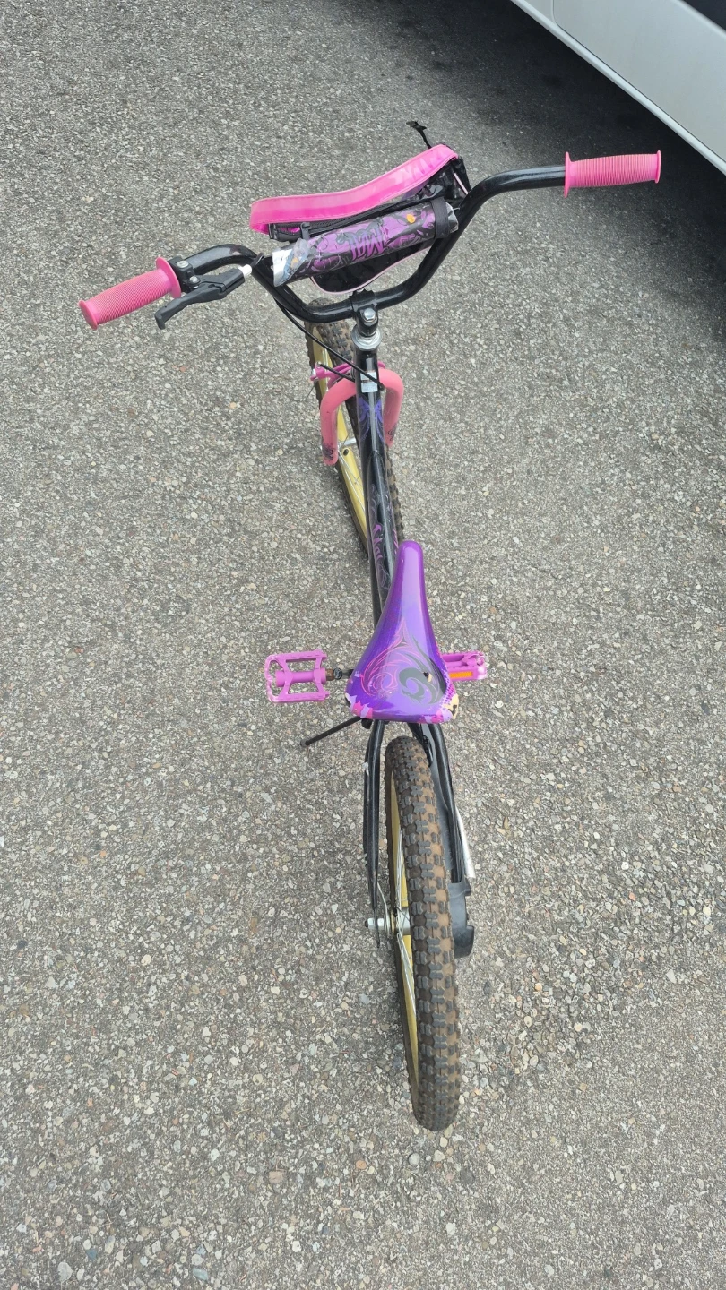 Purple and Pink Kids' Bicycle - photo 3