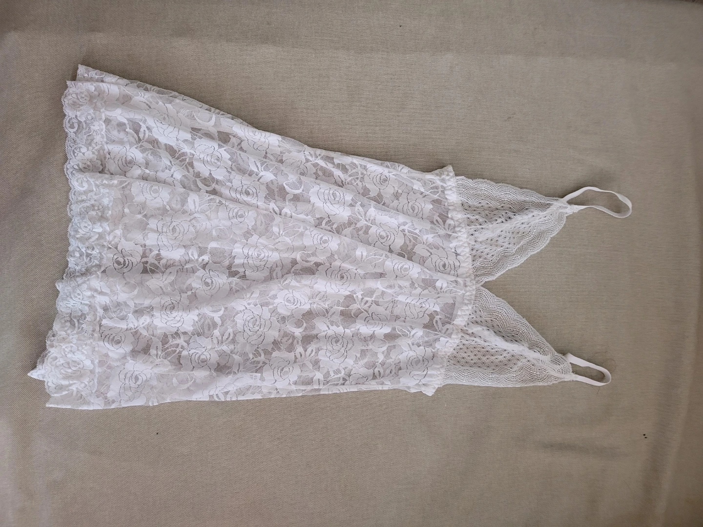 White Lace Chemise