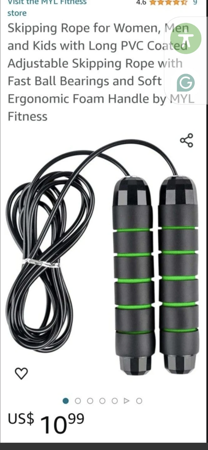 MYL Fitness Skipping Rope