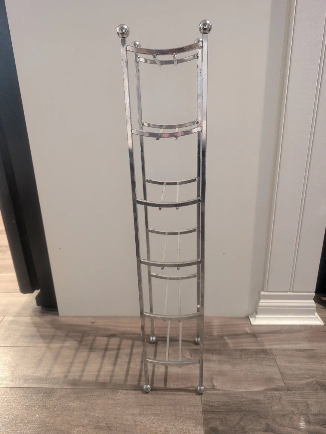Tall chrome wine rack - photo 2