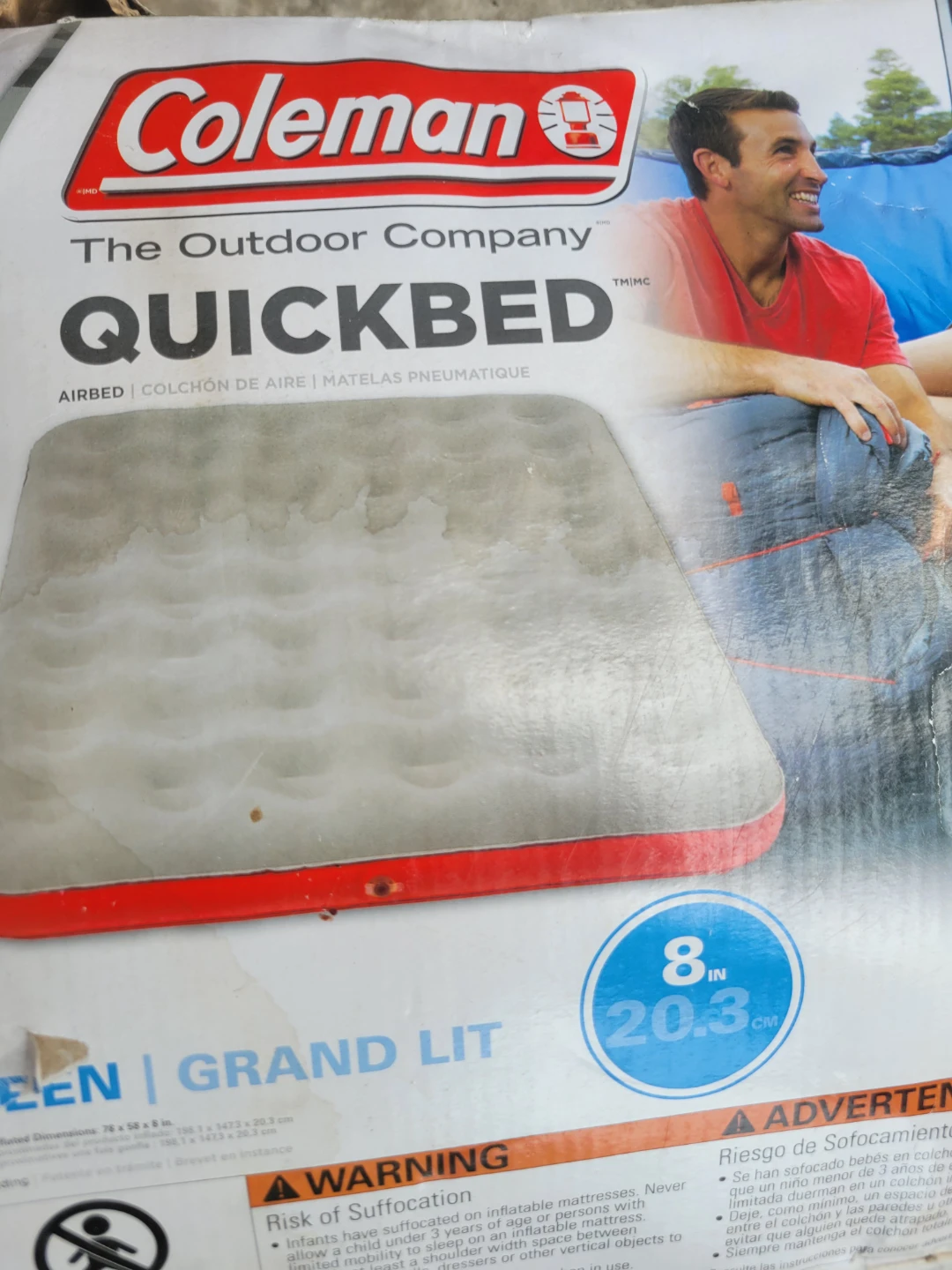 QUEEN Coleman Quickbed Airbed new