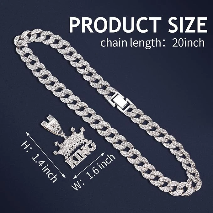 Mens Hip-hop Cuban Link Chain - photo 2