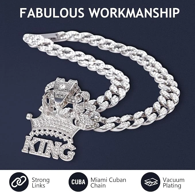 Mens Hip-hop Cuban Link Chain - photo 3