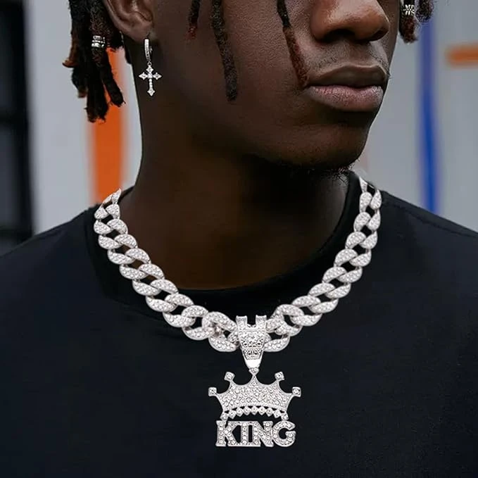 Mens Hip-hop Cuban Link Chain - photo 4