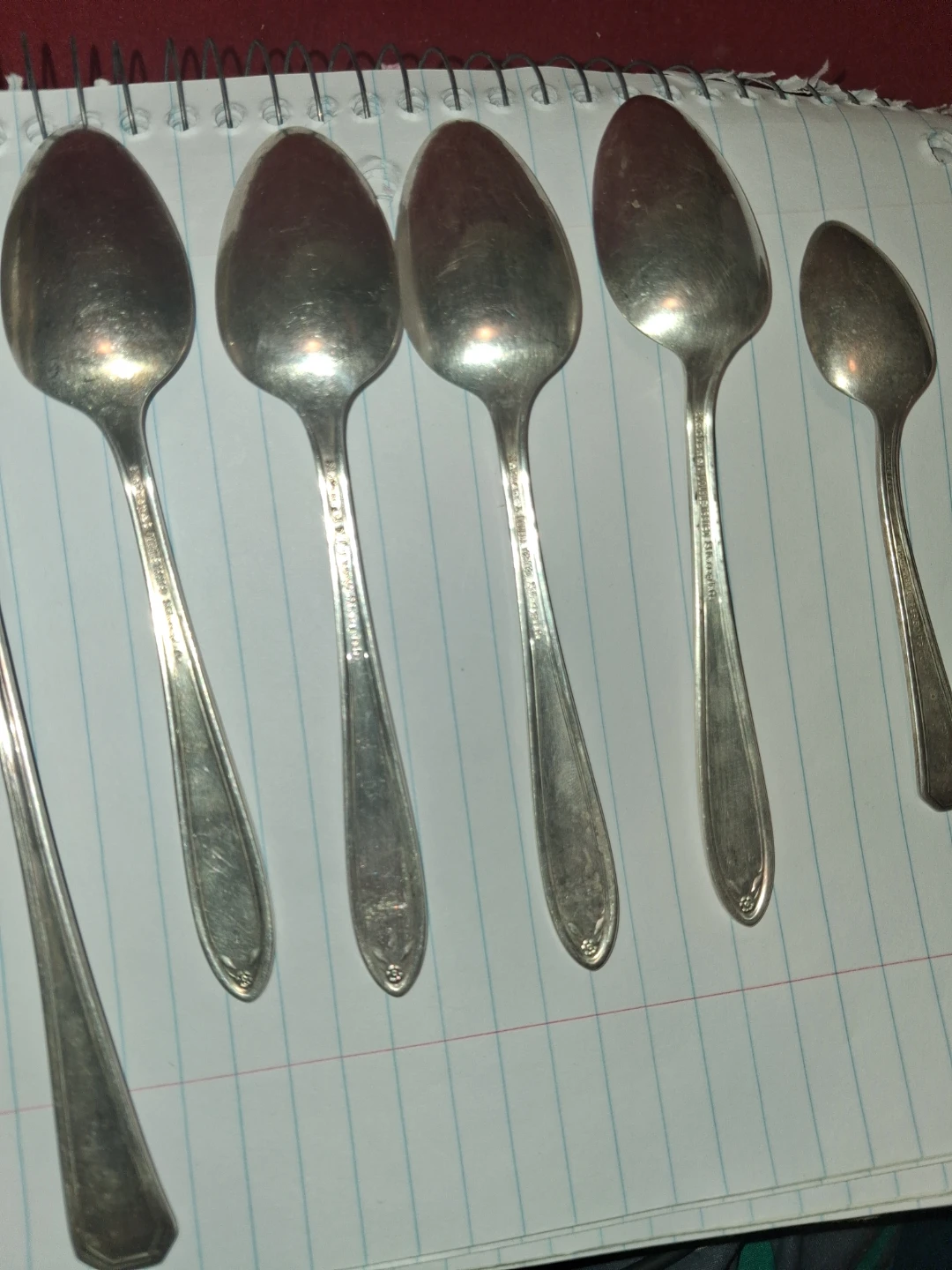 Set of 6 Silver Plated Spoons - photo 3
