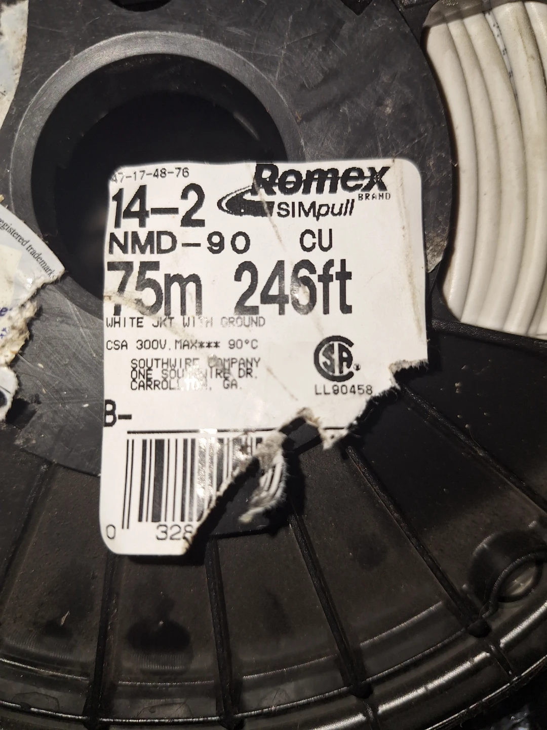 Romex 14-2 NMD-90 75m Electrical Wire - photo 2