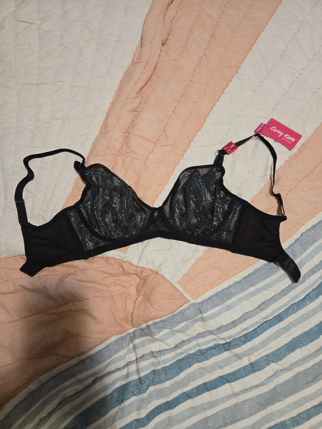 Curvy Kate Sparks Fly Plunge Bra Black - 32G - photo 3