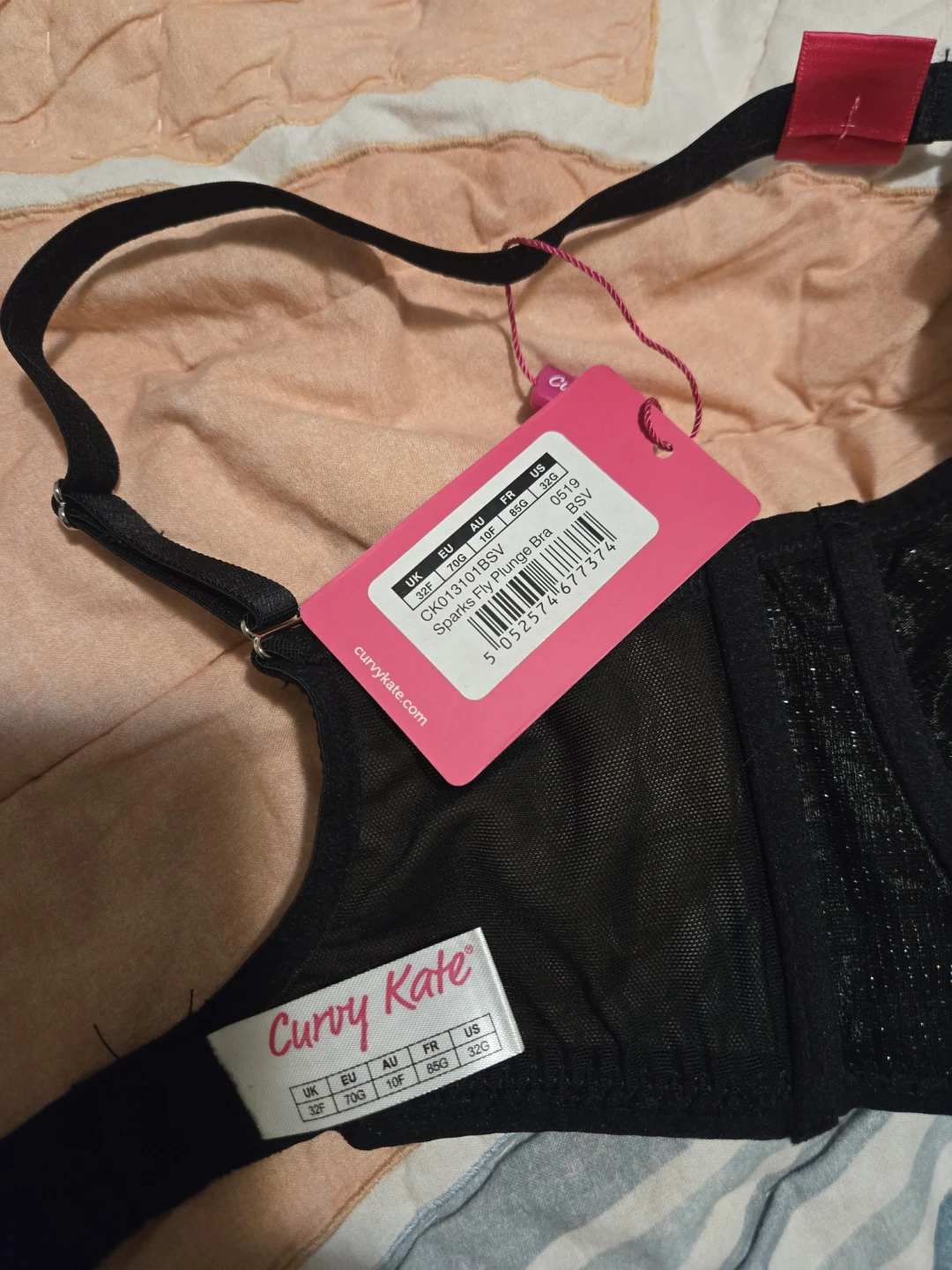 Curvy Kate Sparks Fly Plunge Bra Black - 32G - photo 5