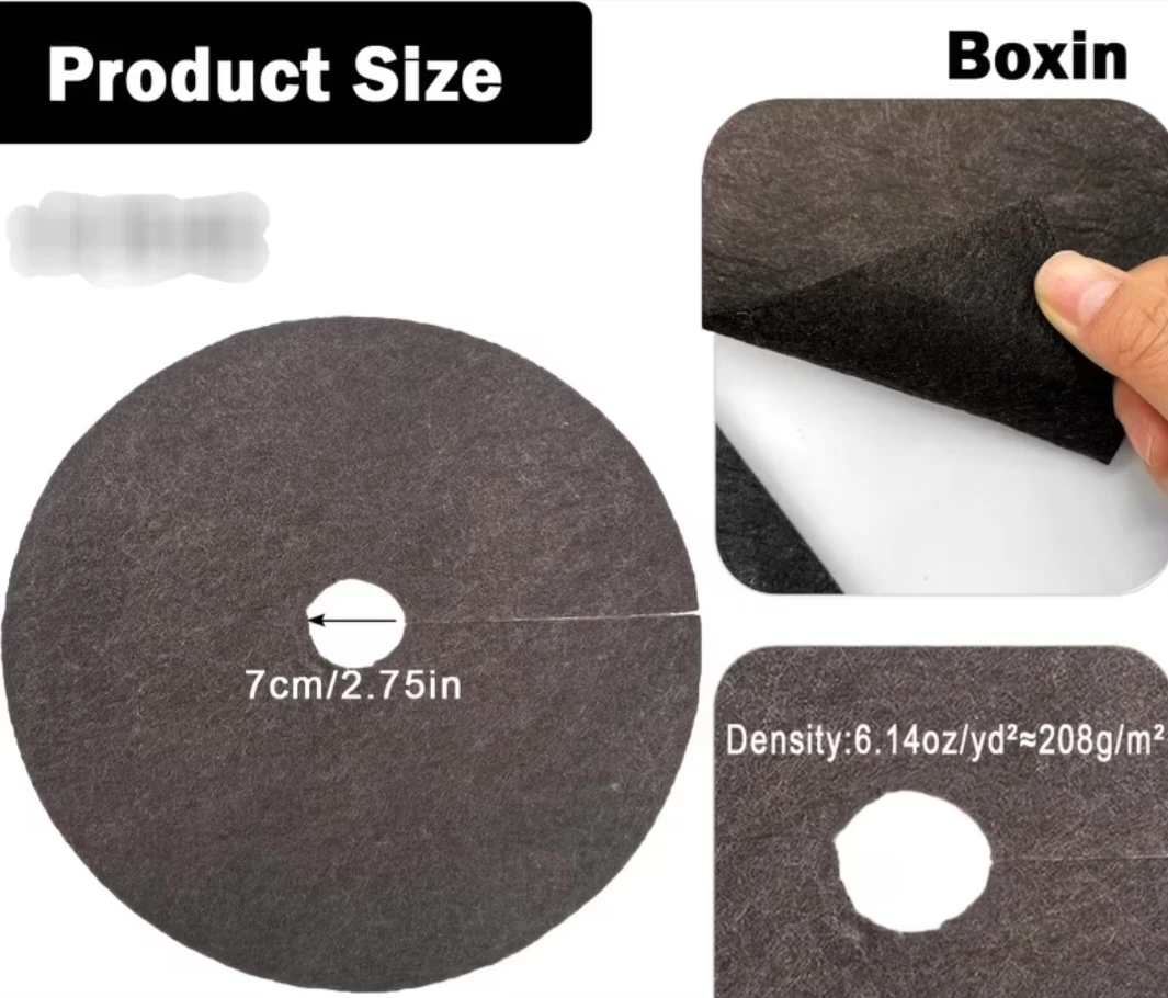 Tree Trunk Weed Barrier Mat 10 pcs