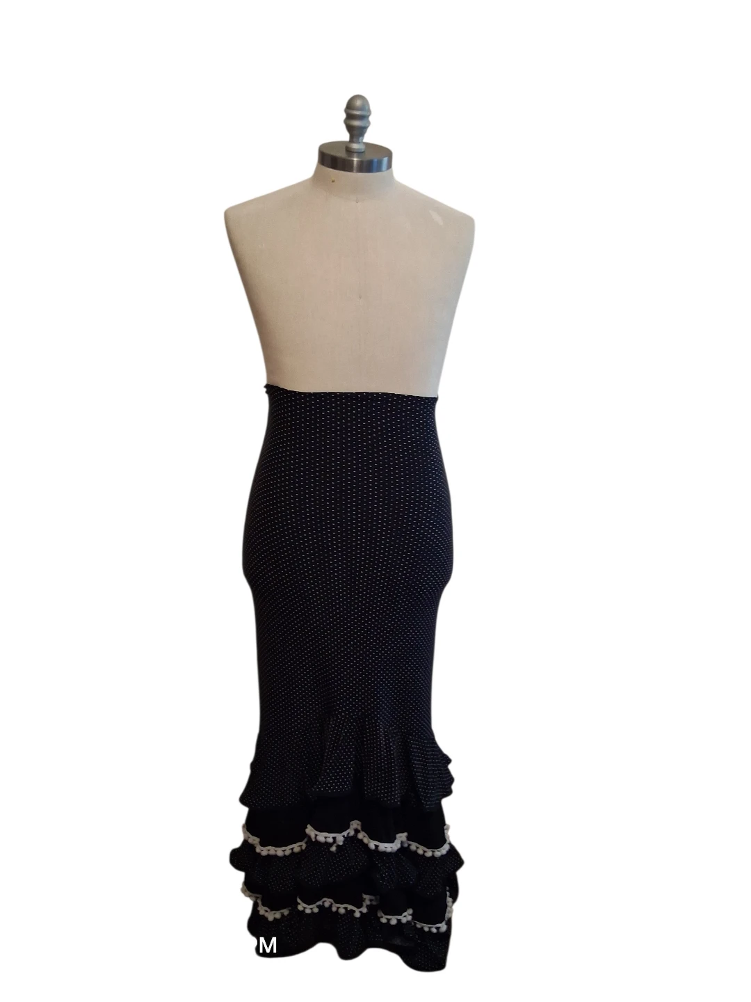 Women's Polka Dot Ruffle Flamenco Skirt