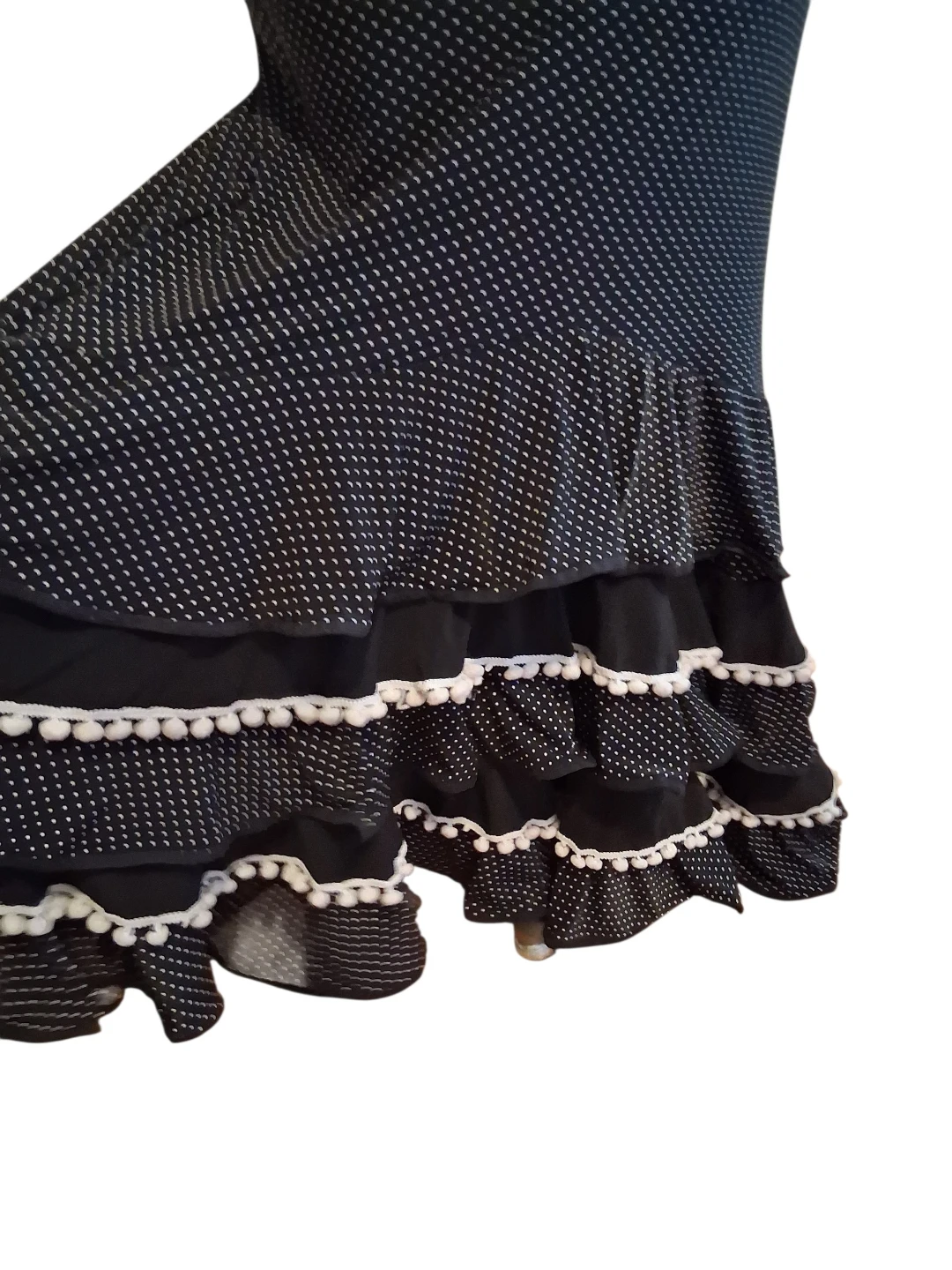 Women's Polka Dot Ruffle Flamenco Skirt - photo 2