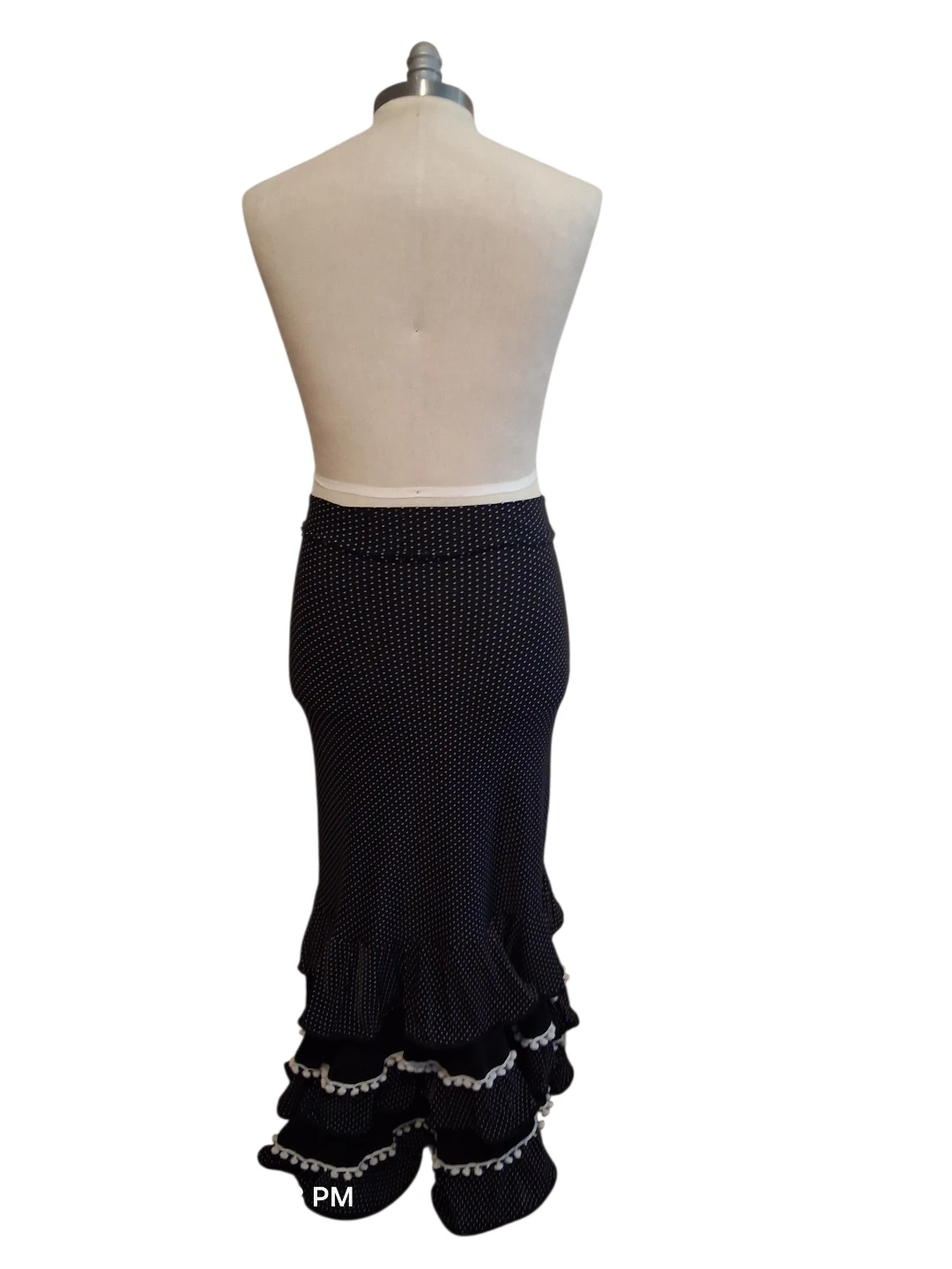 Women's Polka Dot Ruffle Flamenco Skirt - photo 3
