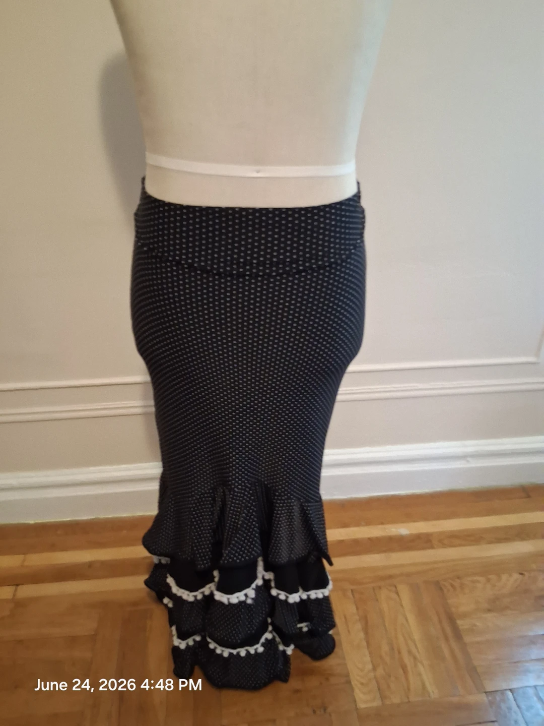 Women's Polka Dot Ruffle Flamenco Skirt - photo 5