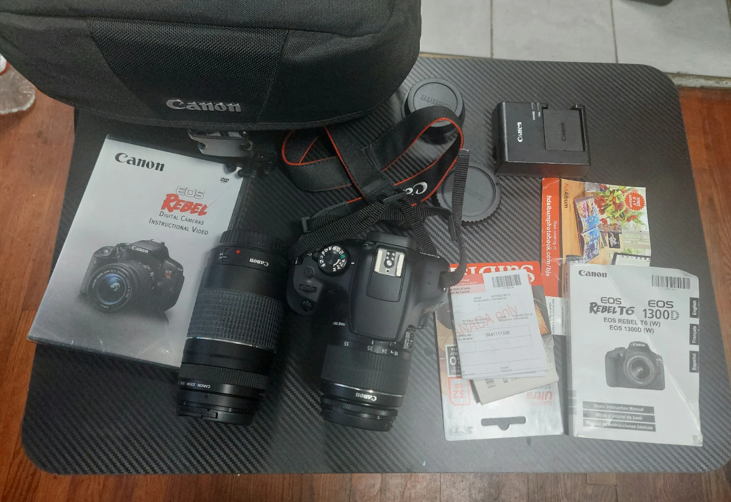 Canon EOS Rebel T6 DSLR Camera with 18-55mm Lens - photo 2